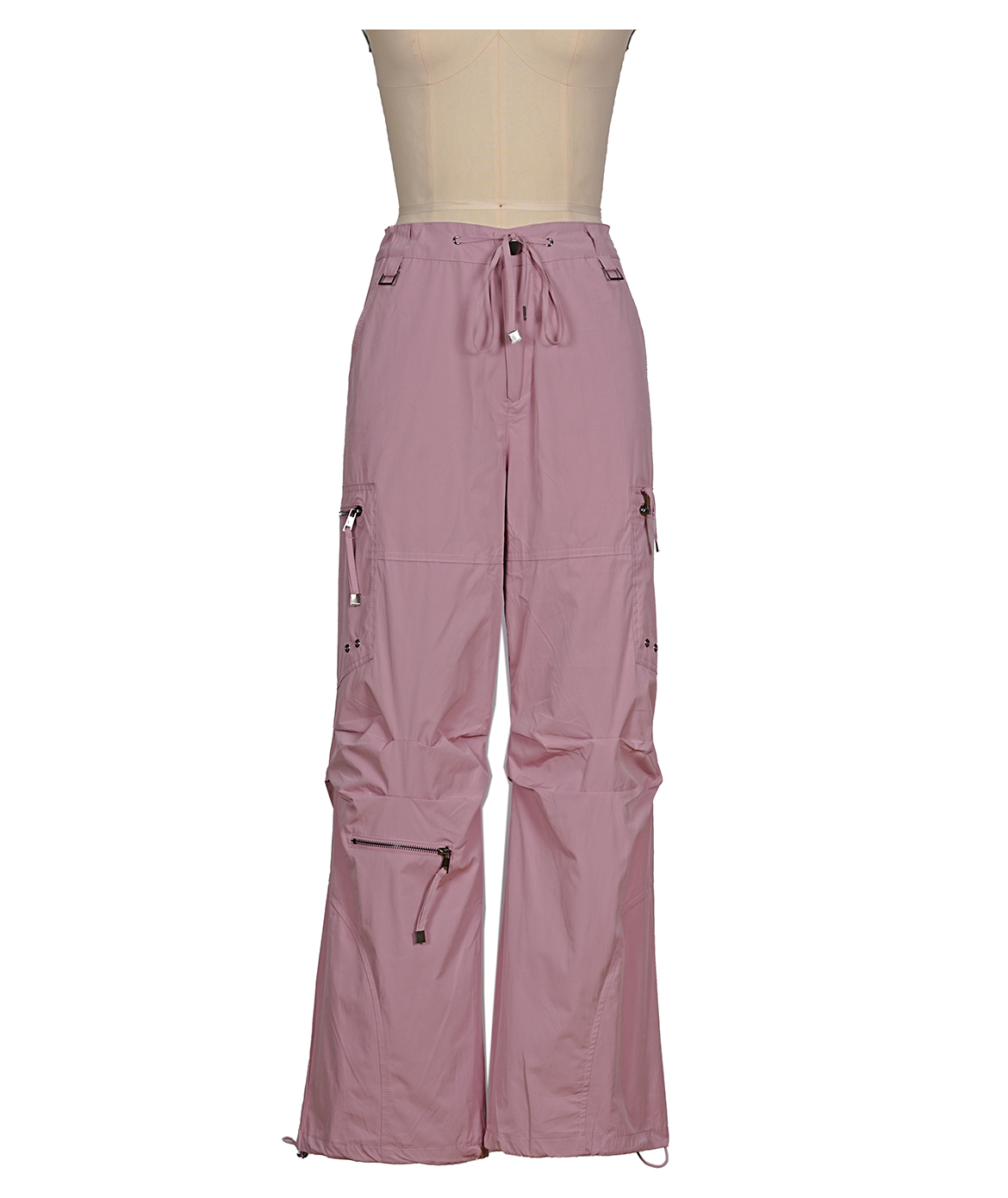 Yicheng Fashion Manufacturer of Pink Womens Trendy Classic Bell-Bottom Pants