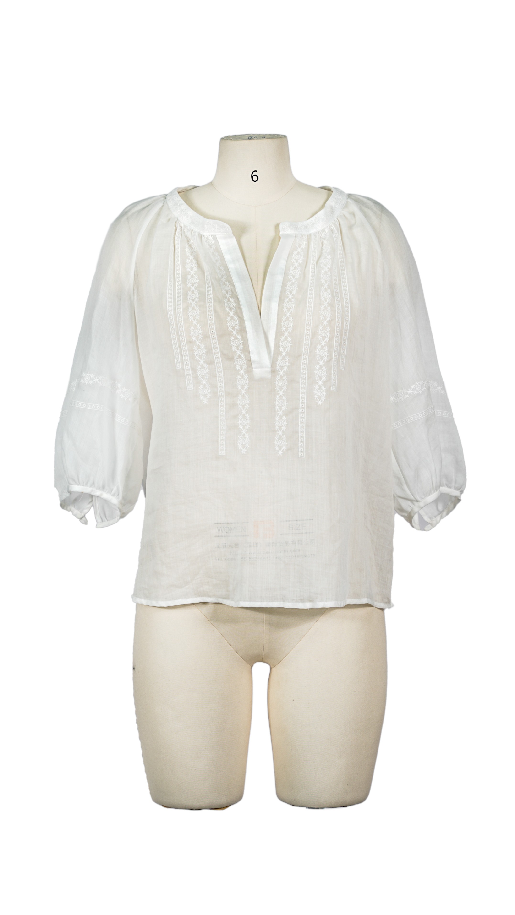 Women Lightweight Breathable White Tops Custom Wholesale Manufacturer (1)